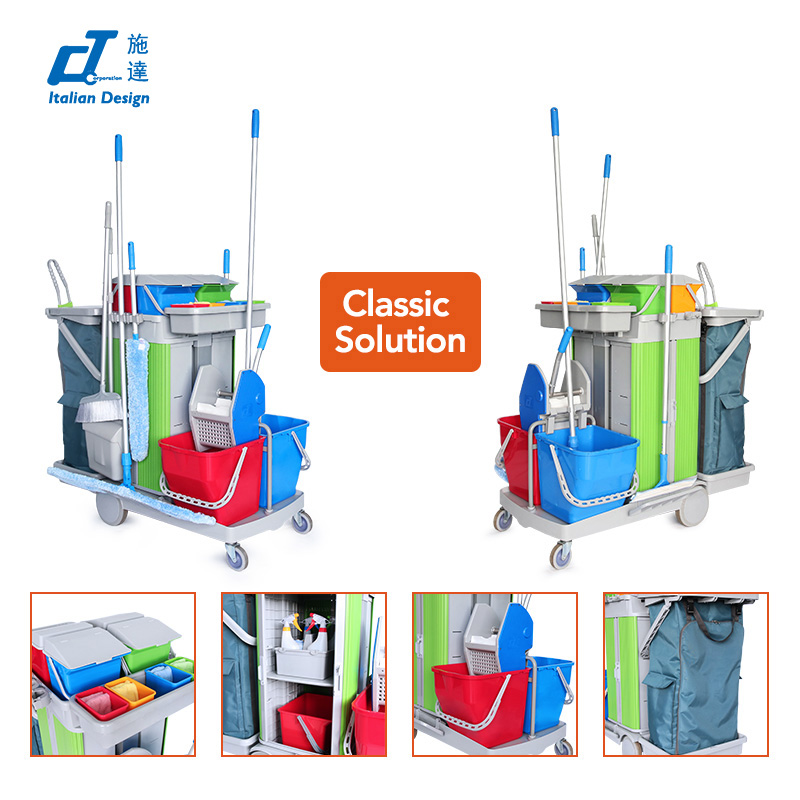 CT Cabinet Trolley / Kentucky - Cleanic Cleaning Equipment